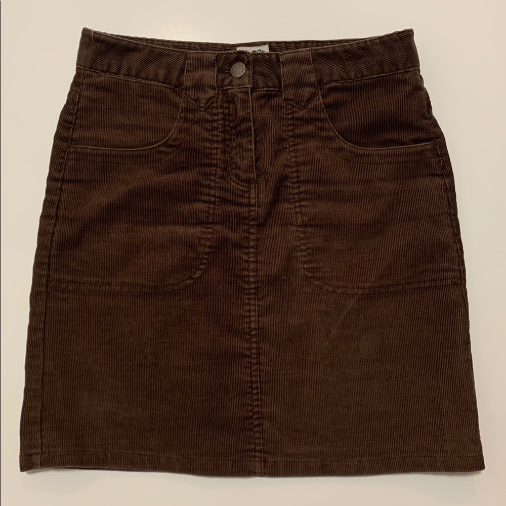 Roots Brown Corduroy Skirt